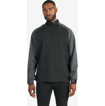 DECATHLON Pánská bunda na jachting a kajak větruodolná 500 M ČERNÁ|ŠEDÁ