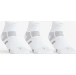 ARTENGO Polovysoké tenisové ponožky RS560 bílo-šedé 3 páry 43/46 BÍLÁ