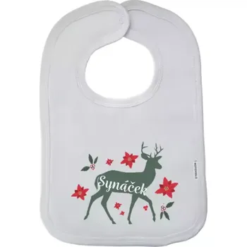 Bryndák Dětský bryndák Jelen s květinami - synáček