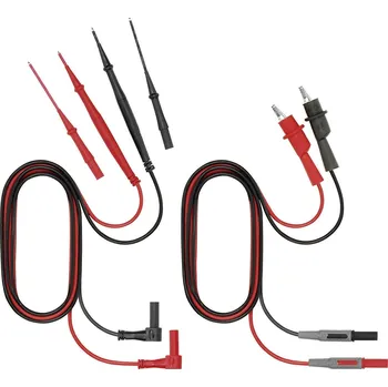 Měřicí kabel Weidmüller ZUB MULTI 1037 sada bezpečnostních měřicích kabelů lamelová zástrčka 4 mm krokosvorka, zkušební hroty 1.00 m 1 ks