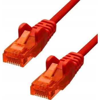 Síťový kabel Ethernetový kabel ProXtend CAT6 U/UTP CCA PVC červený 20 m, V-6UTP-20R