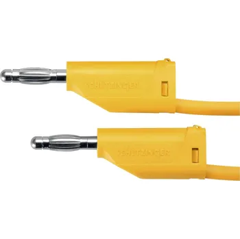 Měřicí kabel Schützinger měřicí kabel 100 cm žlutá 1 ks