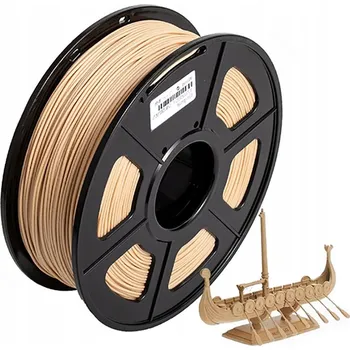 Filament PLA filament Sunlu 1,75 mm 1000 g PLA Wood Series Dřevo (imitace dřeva)