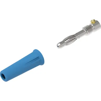 Krokosvorka Electro PJP 1060-C-CD1-BL banánkový konektor zástrčka, rovná Ø pin: 4 mm modrá 1 ks