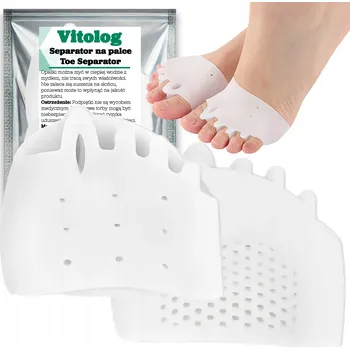 GELOVÝ SEPARÁTOR NA HALUXY, PÁSEK, KOREKTOR PRSTŮ, KLÍN, ORTÉZA NA HALLUXY