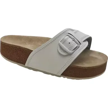 Dámská zdravotní obuv Korkové pantofle s vyměkčenou stélkou - bílé, vel. 36 - 46 vel. 39 - délka vnitřní stélky 26,4 cm