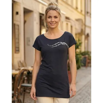 Dámské tričko Dámské prodloužené triko ALTISPORT CARRYOVER ALW001123 NÁMOŘNÍ MODRÁ M