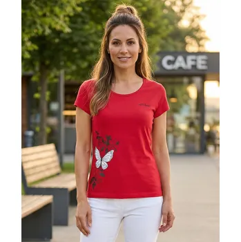 Dámské tričko Dámské triko ALTISPORT CARRYOVER ALW137122 ČERVENÁ XS