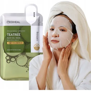 Pleťová maska Mediheal hydrogelová pleťová textilní maska v plátýnku zklidňující s teatree 30 g