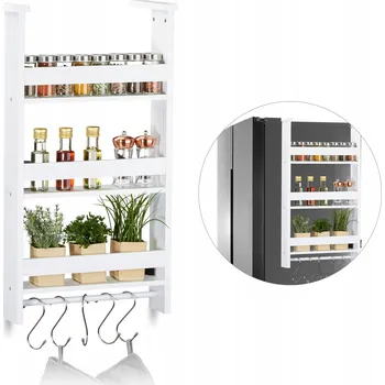 police ZÁVĚSNÝ REGÁL NA KOŘENÍ NA LEDNIČKU NEBO SKŘÍŇKU