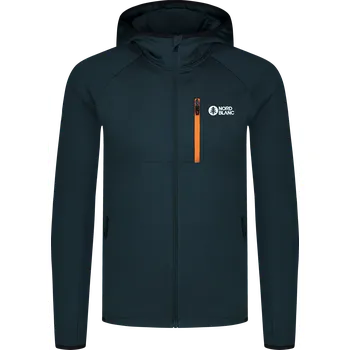 Pánská mikina Pánská powerfleecová mikina NORDBLANC CREEK NBWFM8280 MODROZELENÁ XXXL