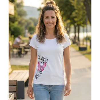 Dámské tričko Dámské triko ALTISPORT CARRYOVER ALW137122 BÍLÁ XXXL