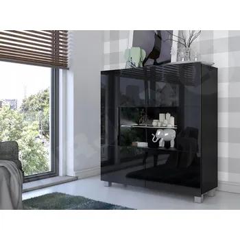 Komoda Komoda Veneti 100 x 35 x 107 cm černá