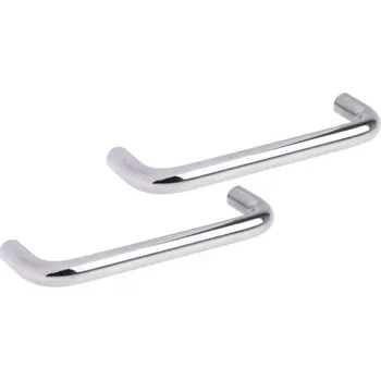 Nábytkové kování Rukojeť barva Stříbrná, Nerezová ocel skryté úchyty, délka: 129mm x 30 mm x 9mm 120mm RS PRO