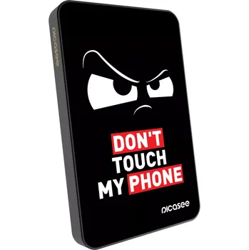 Powerbanka Picasee Powerbanka s MagSafe 5 000 mAh Šedá - Cloudy Eye - Transparent