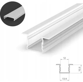 LED páska Hliníkový profil TECH-LIGHT P18-2 bílý 2m