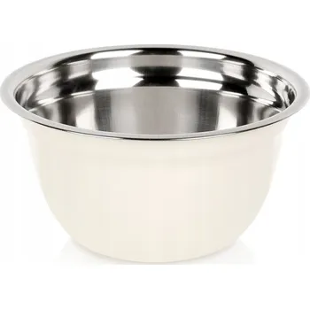 KUCHYŇSKÁ OCELOVÁ MÍSA BÍLÁ PRO MÍCHÁNÍ ŠLEHÁNÍ PŘÍPRAVU