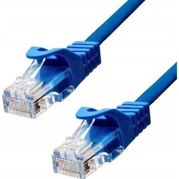 Síťový kabel Ethernetový kabel ProXtend CAT5e U/UTP CU PVC Modrý 15 m, 5UTP-15BL