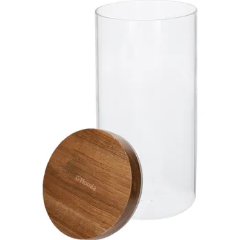 Dóza na potraviny Nádoba s dřevěným víčkem Homla Carlos 206446 1200 ml