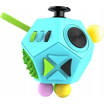 Hlavolam ANTISTRESOVÁ KOSTKA RELAXAČNÍ PRO DĚTI S ADHD, AUTISMEM A ÚZKOSTMI