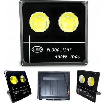 LED reflektor 100W s voděodolností, studená bílá