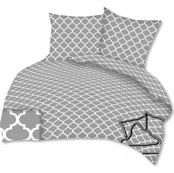 Povlečení Krepové povlečení 200x220 cm + 2x 70x80 cm POLSKÁ VÝROBA, vzor: Maroko Sza