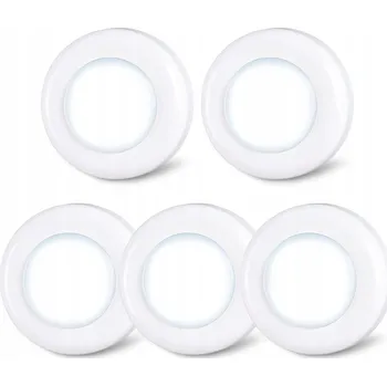 IP kamera Nástěnný reflektor kulatý STAR-SPANGLED bílý