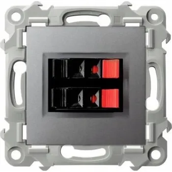 Elektrická zásuvka Elektrická Zásuvka Ospel , šedá