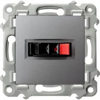 Elektrická zásuvka Elektrická Zásuvka Ospel šedá