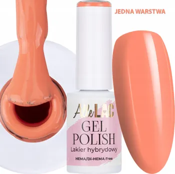 Lak na nehty Hybridní lak LED/UV Gel Polish Oranges OR1 Pastel AlleLac 6g