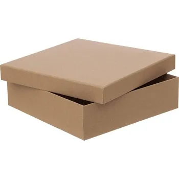 Dárková krabička KARTONOVÁ KRABIČKA 15X15 CM ORGANIZÉR NA STŮL PRO ŽÁKA PEVNÁ