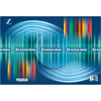 Sešit Školní potřeby pro ŽÁKA 5. třídy - TECHNICKÝ BLOK, BAREVNÝ, PREMIUM, A4, 15 listů.