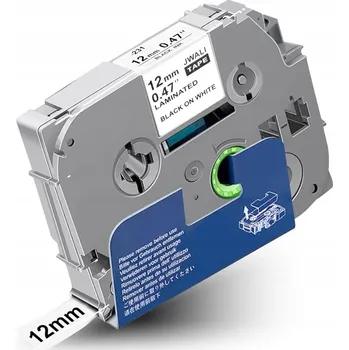 Pásek do tiskárny Páska do Brother P-Touch TZe-231 12 mm bílá, 8 metrů TZ-231 černý tisk