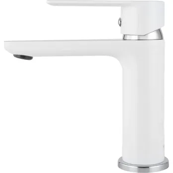 Vodovodní baterie Umyvadlová baterie MIXXUS PREMIUM ALEX 001 WHITE-CHROME, bílý-chrom + ECO Taška z recyklované bavlny v hodnotě 119,-