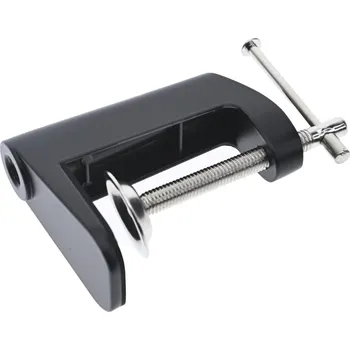 Lampička Kovová svorka pro stolní lampu – černá