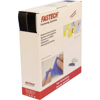 Zip FASTECH® B30-STD-HL999925 pásek se suchým zipem, k našití, háčková a flaušová část, (d x š) 25 m x 30 mm, černá, 25 m