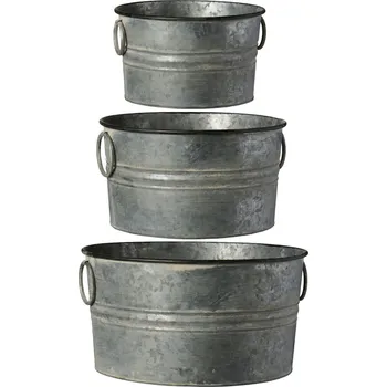 Obal na květináč Ib Laursen Kovový květináč Urban Garden Handles S