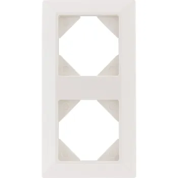 Elektrická zásuvka REV 2násobný rámeček bílá 0236820104 1 ks