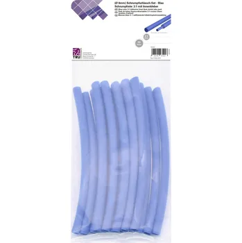 TRU COMPONENTS T1902CA033 sada smršťovacích bužírek modrá 6 mm 2 mm Poměr smrštění:3:1 15 ks