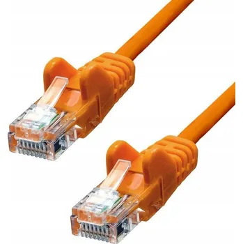 Síťový kabel Ethernetový kabel ProXtend CAT5e U/UTP CCA PVC Oranžový 20 cm, V-5UTP-002