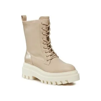 Pánská obuv Turistická obuv Calvin Klein Jeans Chunky Laceup Lth Mg Sat YW0YW01285 Béžová 40