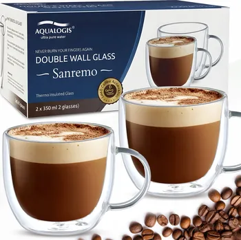 Sklenice Sklenice na latte Aqualogis 350 ml 2 ks