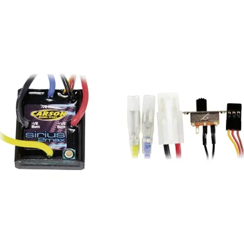 RC vybavení Carson Modellsport Sirius Max 2 auto Brushed Zatížitelnost (max. A): 85 A