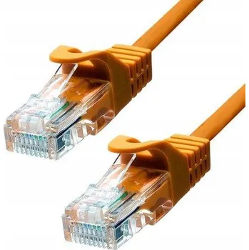 Síťový kabel ProXtend Ethernetový kabel CAT5e U/UTP CU PVC, oranžový, 15 m, 5UTP-15O