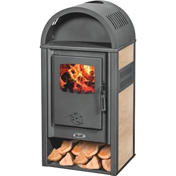 Krbová kamna Krbová kamna Blist VIENNA 8 kW - Beige + příslušenství