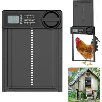 Chov hospodářského zvířete AUTOMATICKÁ KLAPKA PRO SLEPICE, AUTOMATICKÁ KLAPKA PRO SLEPICE, DVEŘE DO KURNÍKU