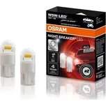 Autožárovky 12V 5W celosklo W5W LED Osram Nightbreaker, sada 2ks
