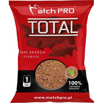 Návnadová surovina Návnada Match Pro kaprová metoda 1 kg TOTAL1 KG KAPR TYGŘÍ OŘECH