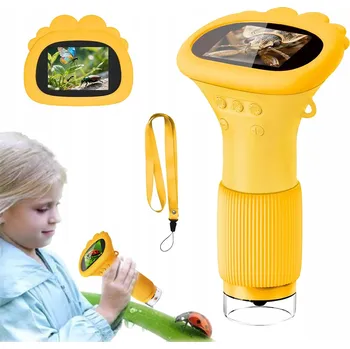 KAPESNÍ DIGITÁLNÍ MIKROSKOP PRO DĚTI S LED A USB