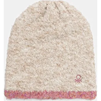 Čepice Dětská čepice United Colors of Benetton 67NDCA02W.G.Seasonal béžová 02X, vel. 56